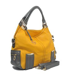 Yellow Hobo Handbag